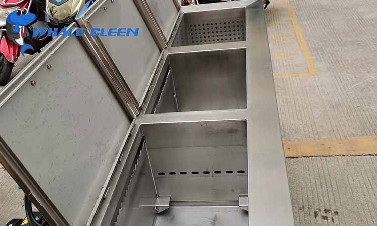 Brief description: single tank ultrasonic cleaning machine