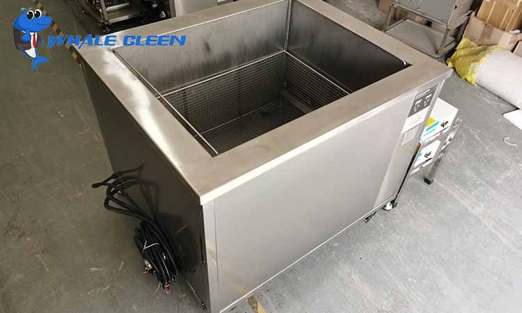 How does the ultrasonic washer machine work