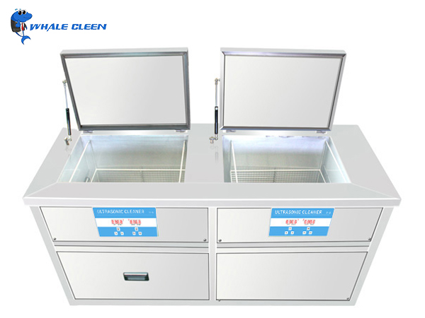 Double tank drying ultrasonic cleaner