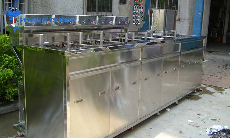 Ultrasonic washing machine for coating pretreatment