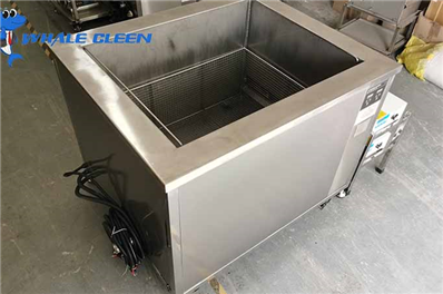 How does the ultrasonic washer machine work