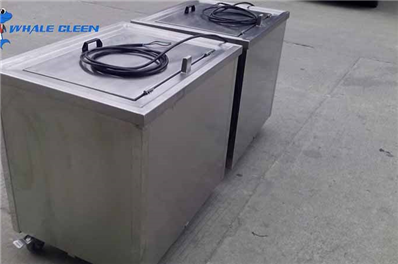 Cleaning characteristics of vibrating head of ultrasonic cleaning machine