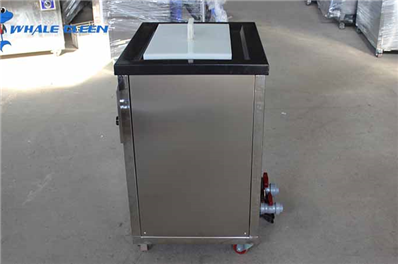 Ultrasonic washer machine for engine cylinder head and other box parts